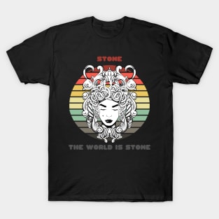 Sunset Gorgon / Stone, The World Is Stone T-Shirt